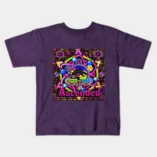 Shift Alt Paradigm Dragon Coded Sacred Geometry Logo Kids T-Shirt